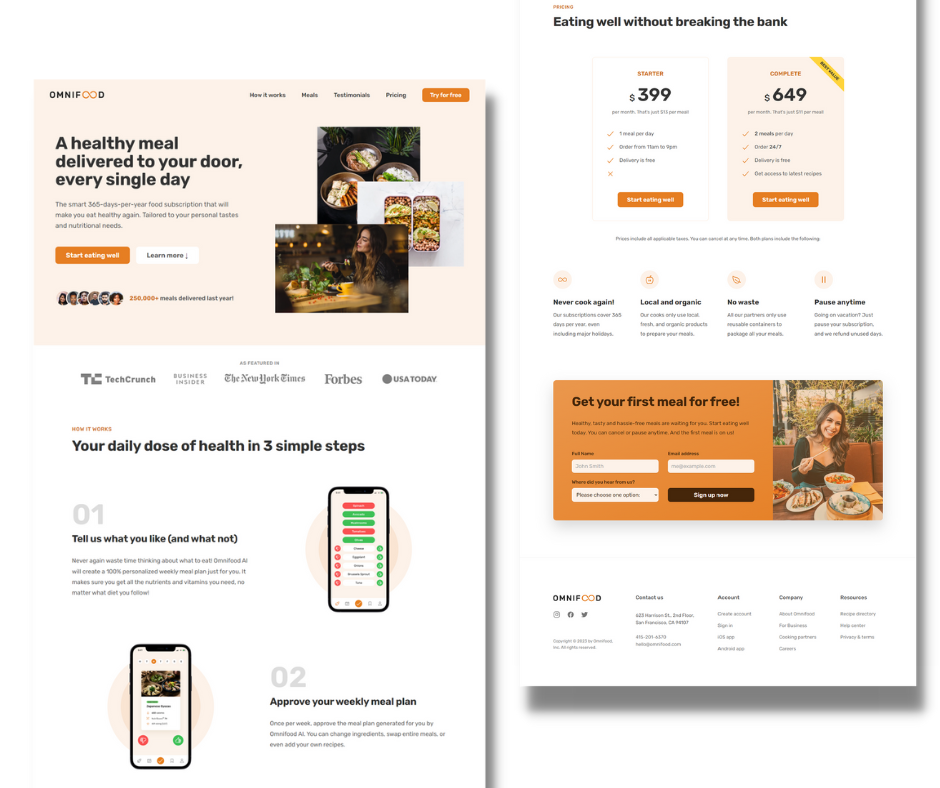 iPhone app preferences selection screen